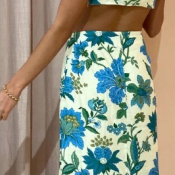 SIR THE LABEL ALEXANDRE KNOT DRESS IN MARGUERITE PRINT size 10 - Picture 6 of 10